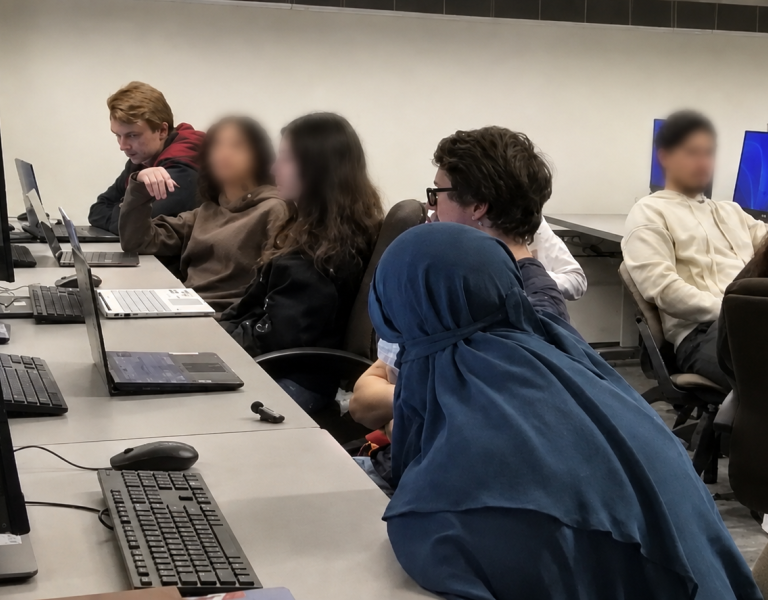 Students discussing