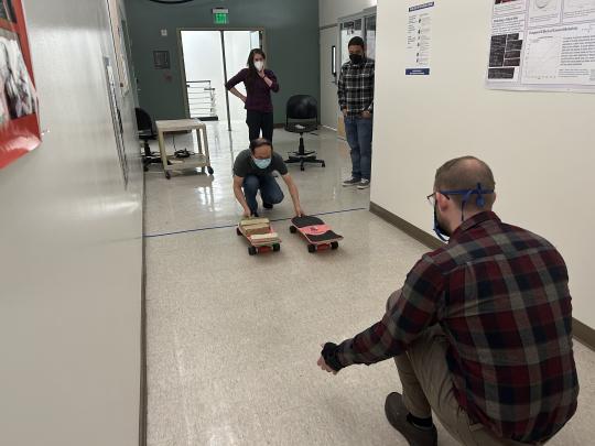 Physics and astronomy faculty trying out new lab activities